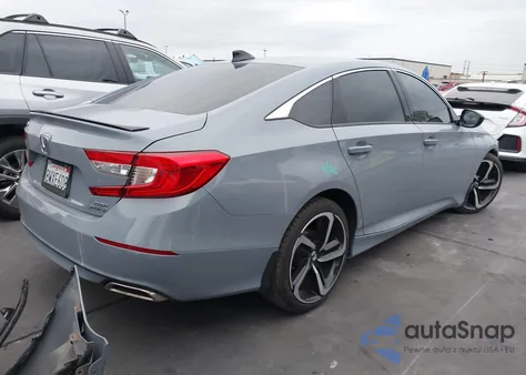 2021 Honda Accord Sport 2.0T z USA, uszkodzony, nr VIN 1HGCV2F32MA006511